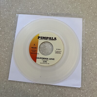 2pac california love 45 Dre Ice Cube Jackin For Beats Vinyl Clear