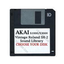 Akai S1000 / S3000 Floppy Disk Vintage Roland SH-2 Library Choose Your Disk