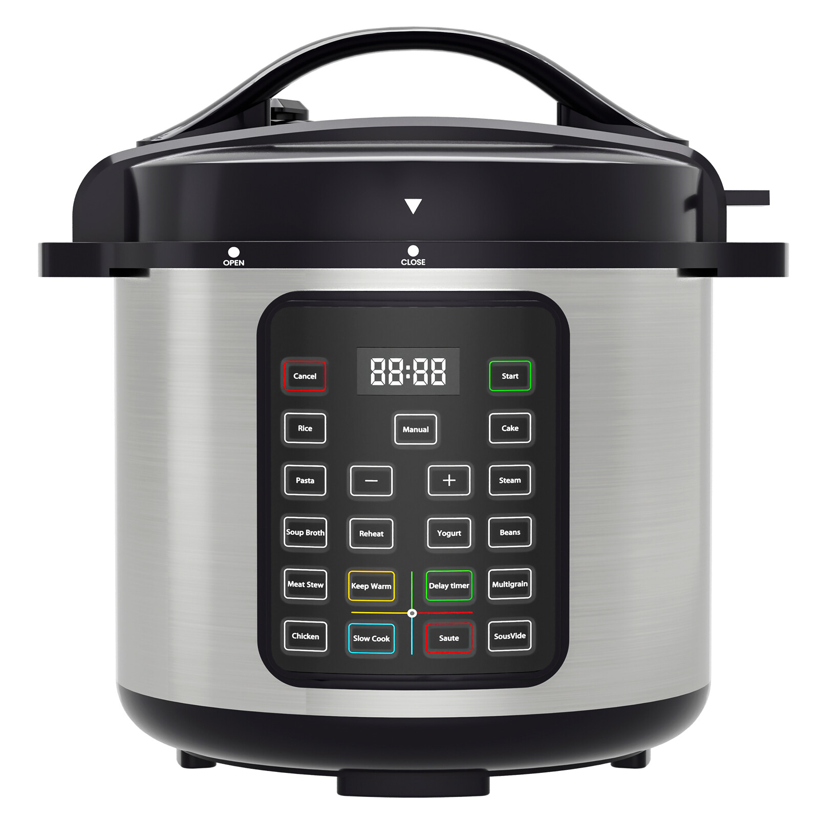 8 Qt, Multi Cooker, Rice Cooker, Slow Cooker