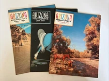 1959 Arizona Highways Magazines & Travel July Aug Oct Vintage Ads MCM