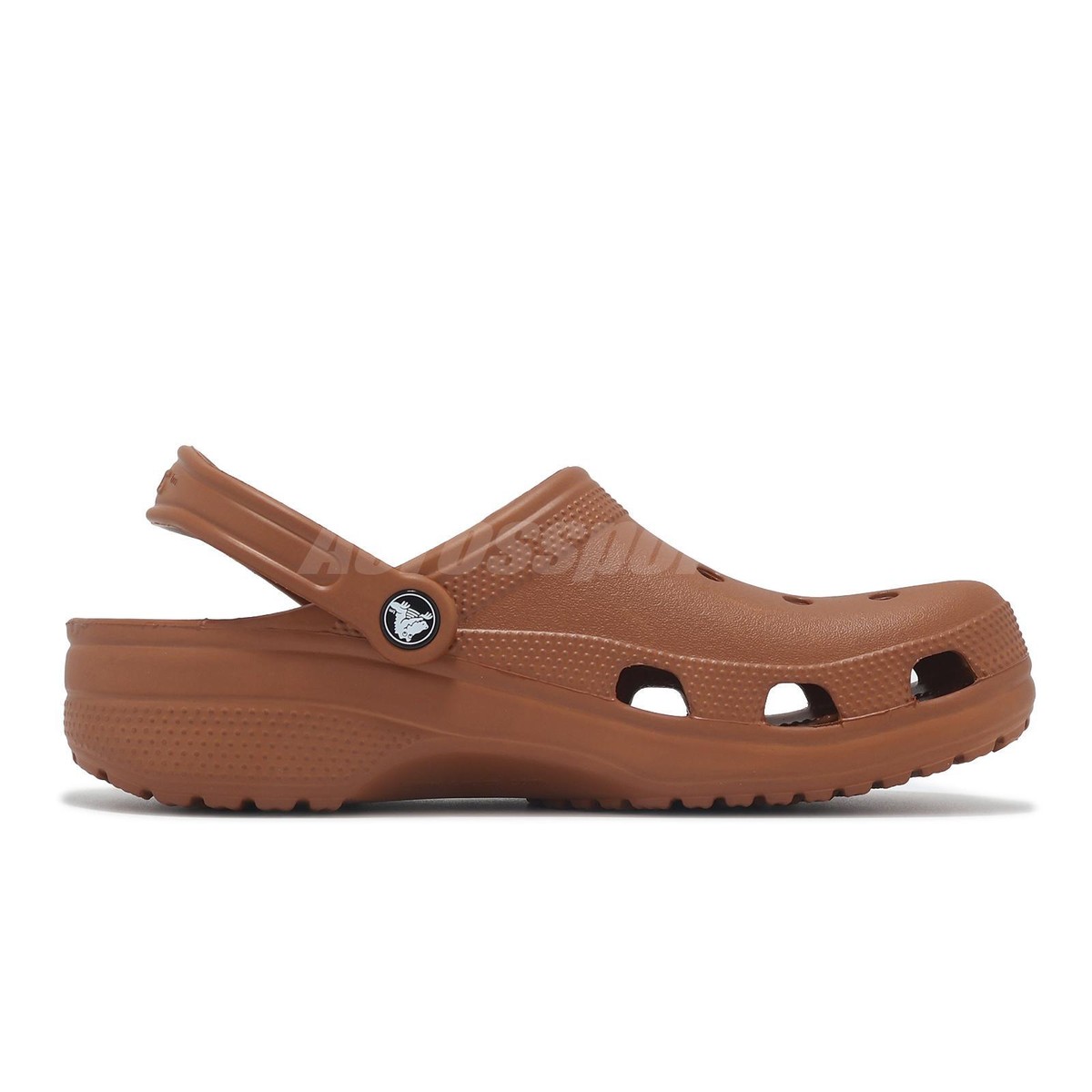 Crocs Classic Clog Brown Cognac Unisex Slip-On Sandal 10001 Size 11M Crocs Classic Cork Brown Men Unisex Slip On Casual Lifestyle  main image 2