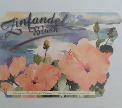 Zinfandel Blush Wine Bottle Labels-Package of 30 Labels-FREE SHIPPING