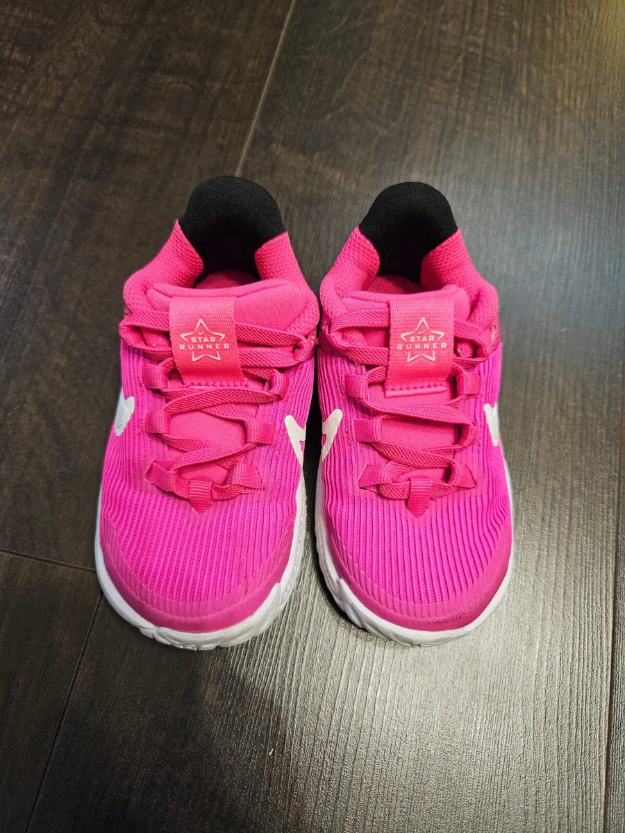 Nike Star Runner 04 Little Kids Pink Size UK
