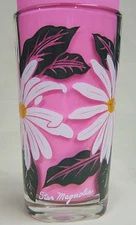 Star Magnolia Peanut Butter Glass Glasses Drinking Kitchen Mauzy 97-6