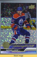 2023-24 Series 2 Young Guns Speckled Rainbow Foil Raphael Lavoie #499 READ 4z8
