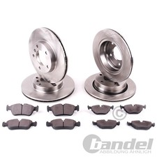BREMSSCHEIBEN + BREMSBELÄGE VORNE + HINTEN passend für BMW 3ER E46 1998-2005
