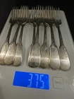 Set of 8 International Sterling Silver 1810  Salad Forks - 6 1/4 inches ~ 13 oz