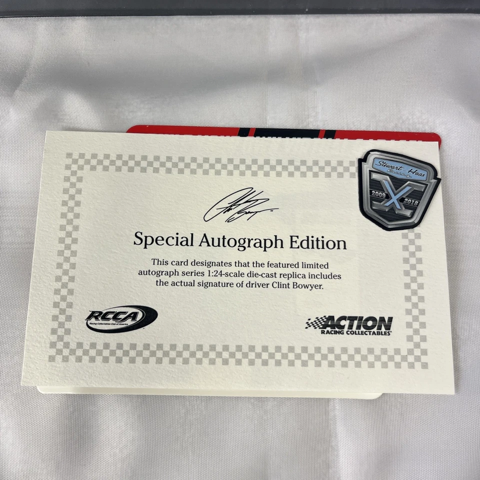 Autografiado 2018 Clint Bowyer #14 Ford Salón de los Fans 1/24 Lionel Nascar 1/321 Foto 2 de 4