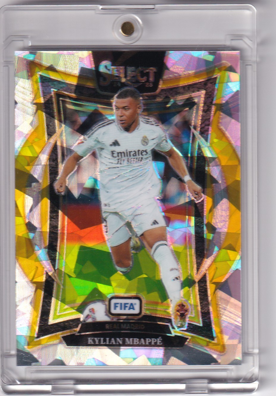 Kylian Mbappe 2024-25 Panini Select White Cracked Ice #1 view 1