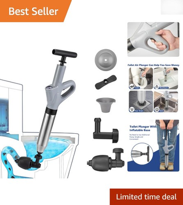 #ad #ad Portable High Pressure Drain Blaster Heavy Duty Toilet Unclogger for All Pipes $68.99