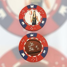 CAITLIN CLARK - INDIANA FEVER ROOKIE WNBA BASKETBALL STAR - *SIGNED* POKER CHIP