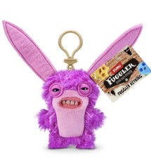 Zuru Fuggler Funny Ugly Monster Keyring Keychain Lord Long Ears Pink Mini Plush
