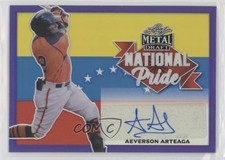 2021 Leaf Metal Draft Purple Rainbow 14/25 Aeverson Arteaga #NP-AA1 Auto ht1