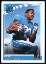 2018 Donruss - Rated Rookie Kerryon Johnson #320 RC