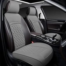 Front Car Seat Covers for Mercedes-Benz, Leather front seat cover Gray