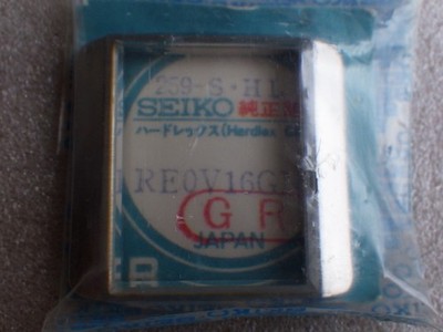 Genuine New King Seiko Watch Crystal Hardlex RE0V16GN 5625-5060 etc. #124