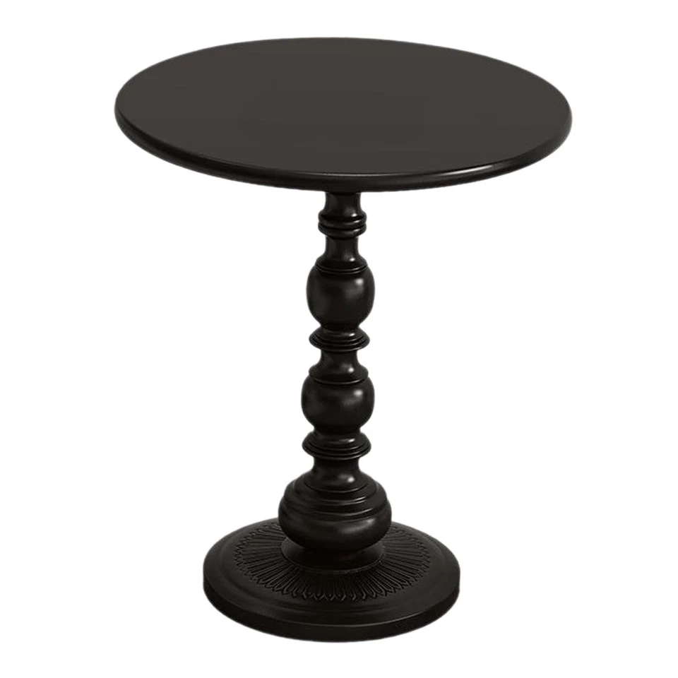 MARKENLOS Tavolino da salotto comodino tavolino da caffè retrò tavolino da divano, nero, 40 cm