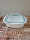 Corning Ware Simply Lite 1.5 Qt  White Glass Bakeware w/Pyrex 648-C Glass Lid