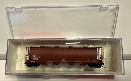 Coche tolva cubierta cilíndrica global IMC escala N InterMountain #12572 | Condition: Used
