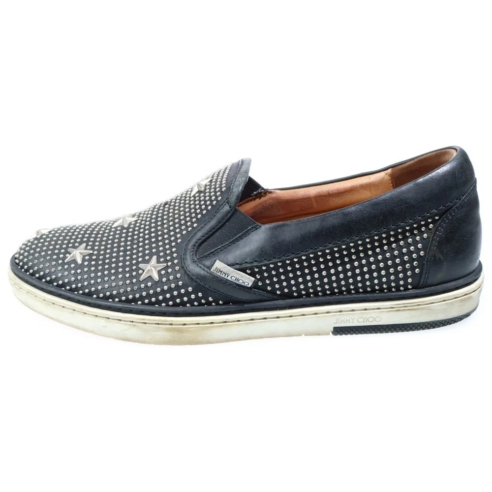 Jimmy school silver studded Slip-Ons Jimmy Choo Studded Slip-on 1,095 Dollars - Business Insider main image 3