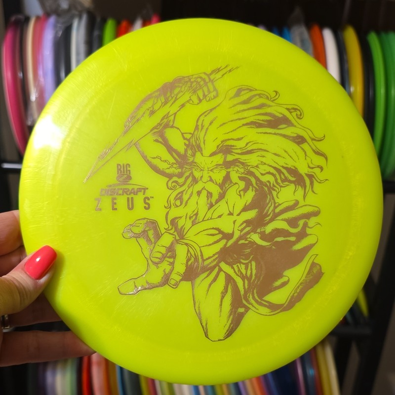 Discraft Big Z Zeus Disc Golf Disc Yellow Distance Driver 173g
