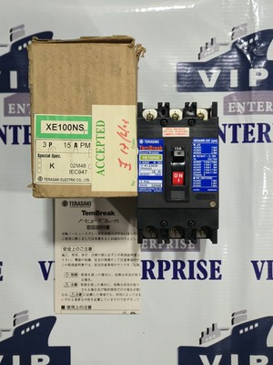 TERASAKI XE100NS CIRCUIT BREAKER 15A FREE FAST SHIPPING