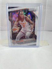 2025 Panini Prizm WNBA - Tina Charles #3 White Seismic Prizm