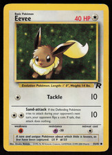 Eevee 55/82 Common Team Rocket Pokemon Unlimited LP on eBay