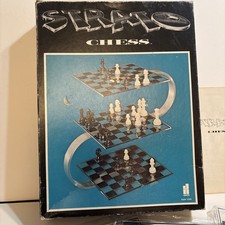 Strato Chess Board Game 3D Chess 529 John N. Hansen Company Missing Screws