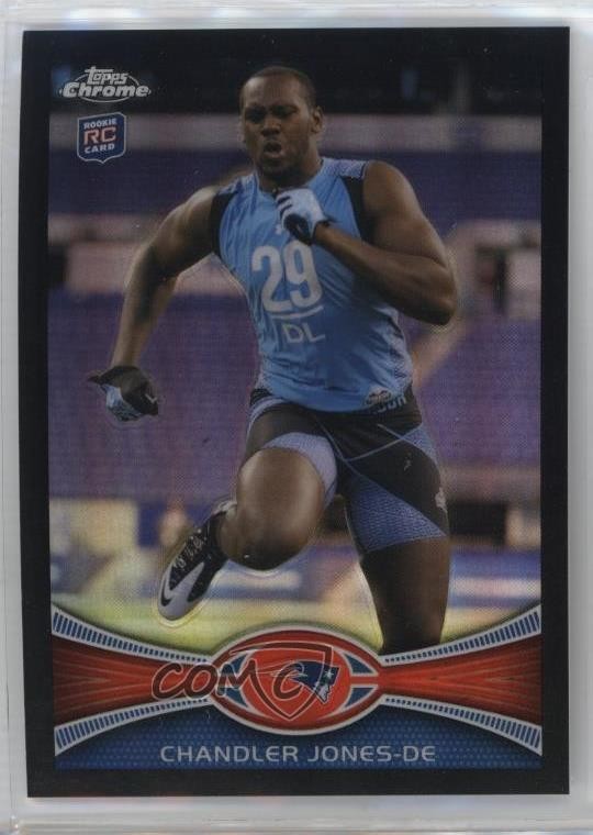 2012 Topps Chrome Black Refractor 147/299 Chandler Jones #140 Rookie RC 16tx