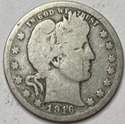 1916 - Barber Quarter - Fine - Exact Coin Imaged #BAR136