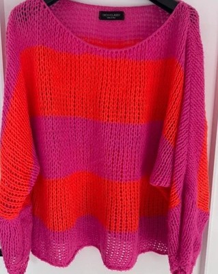 Pullover von sassyclassy pink orange overzise Gr. S