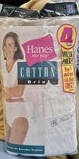 New Vintage 1999 Hanes Her Way Cotton Briefs 4 Pack 100% Cotton Size 8 NWT