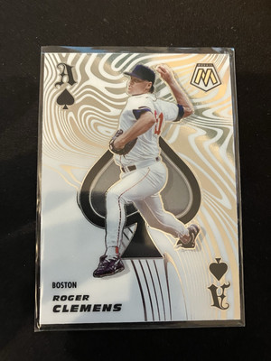 2021 Panini Mosaic ''Aces'' #ACE11 ROGER CLEMENS Boston Red Sox