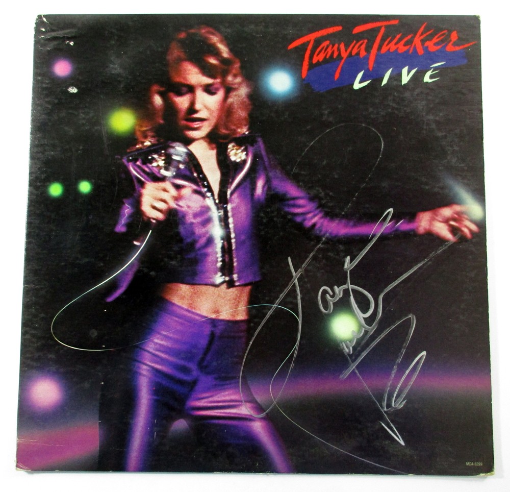 Tanya Tucker Signed LP Record Album Live w/ AUTO 2 | eBay
