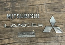 Mitsubishi Lancer Special Edition Trunk Emblem Badge Logo Genuine Oem Used