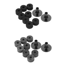 Cymbal Stand Sleeves and Felt Pads Set Premium Portable Practical Durability