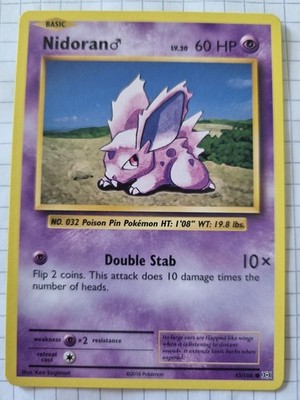 Pokémonkarte Nidoran 43/108 XY Evolution Original