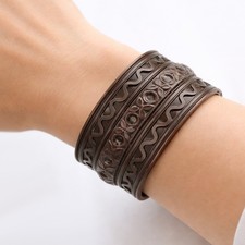 Armreif Messingarmreif Spange Copper cuff  Farbe Kupfer ts