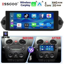 64G Für VW NEW Beetle 2001-2010 CarPlay Android 15 Autoradio NAVI GPS FM BT +Kam