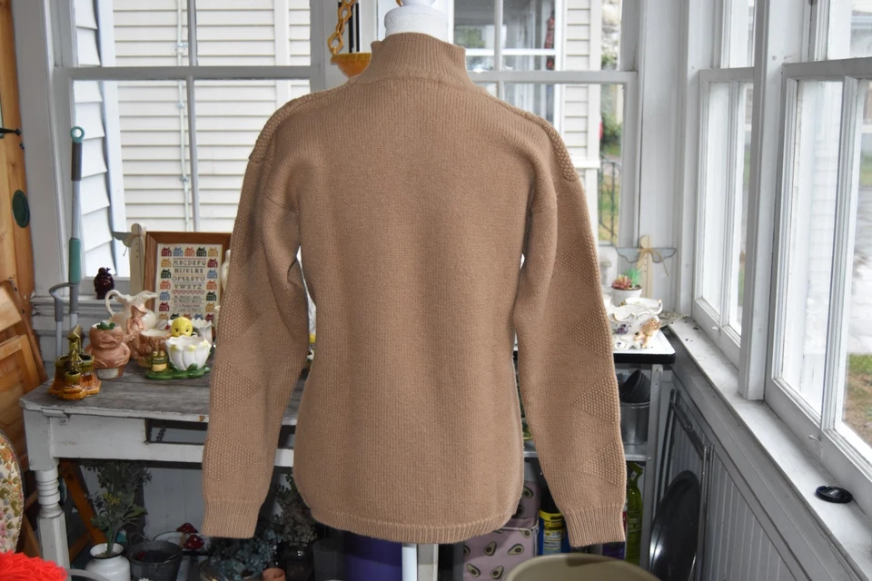 Vintage Liz Claiborne Merino Wool Mockneck Embroidered Folk Art Sweater Small - Image 3 of 4