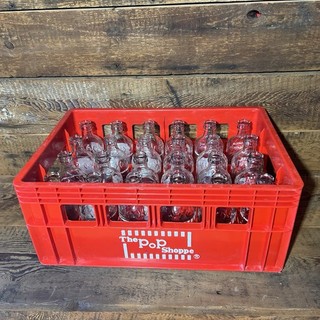 The Pop Shoppe Vintage 1970’s Carry Crate & 24 Bottle 17.5" x 12" x 7.75"