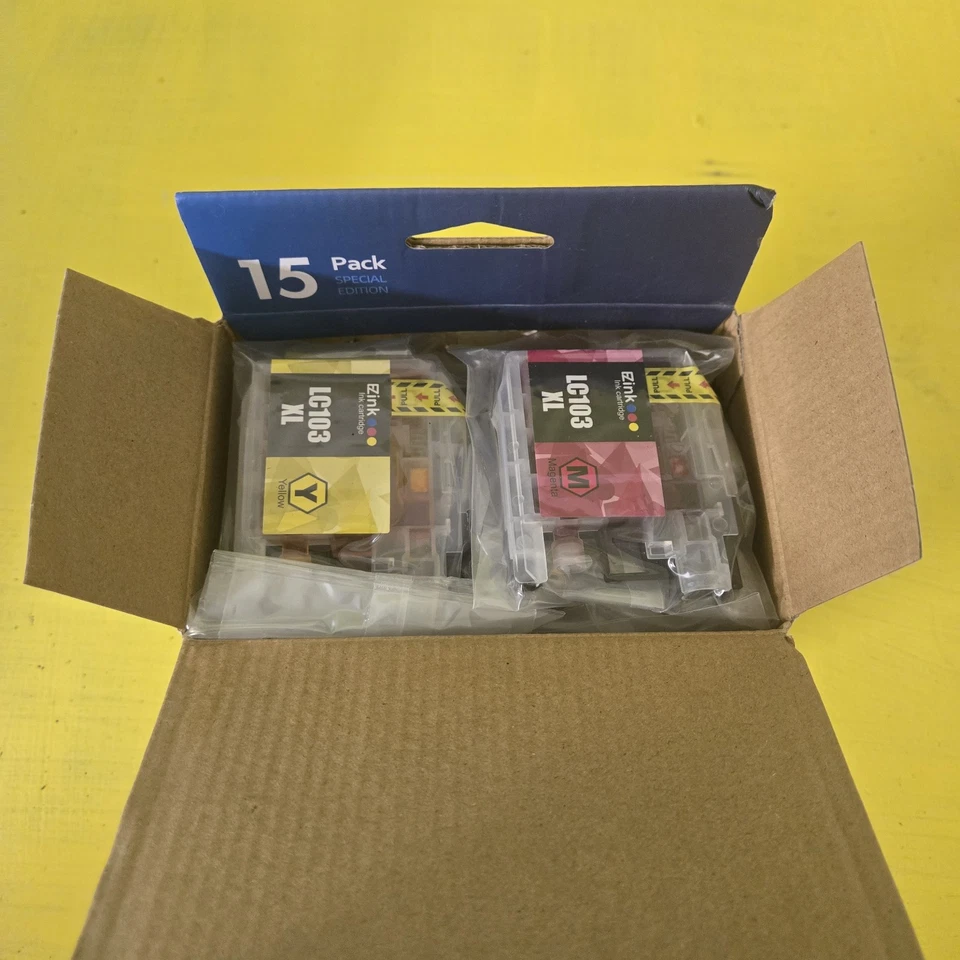 Ezink Ink Cartridges LC103 XL 15 Pack Brand New. - Image 3 of 3