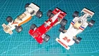 Corgi F1 Racing Cars x3 Vintage, James Hunt. Ferrari, McLaren.