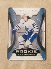 Matthew Knies 2023-24 Trilogy Rookie Premieres Plexi Acetate Clear Cut RC SP