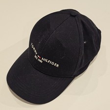 Tommy Hilfiger Men's Adjustable Baseball Cap Black, One Size, Golf Casual
