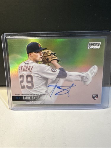Tarik Skubal [Refractor] #SCCBA-TS 2021 Stadium Club Chrome Autographs card