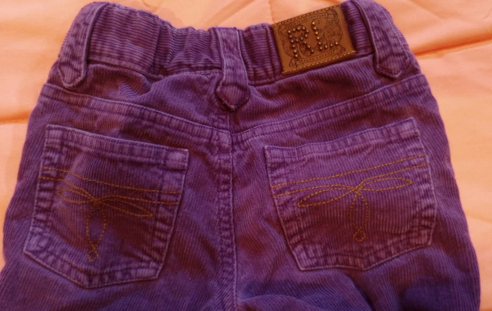 Pantalones de pana Ralph Lauren para niñas talla 5 Foto 4 de 4