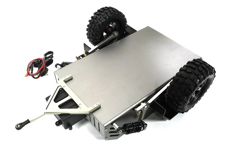 Axle-Less Trailer w/ Independent Suspension & LED Kit 1/10 RC 352x265x123mm - Image 2 of 4