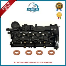 BMW N47 ROCKER COVER & INJECTOR SEALS 2.0 DIESEL ENGINE N47D20 1 3 5 SERIES NEW